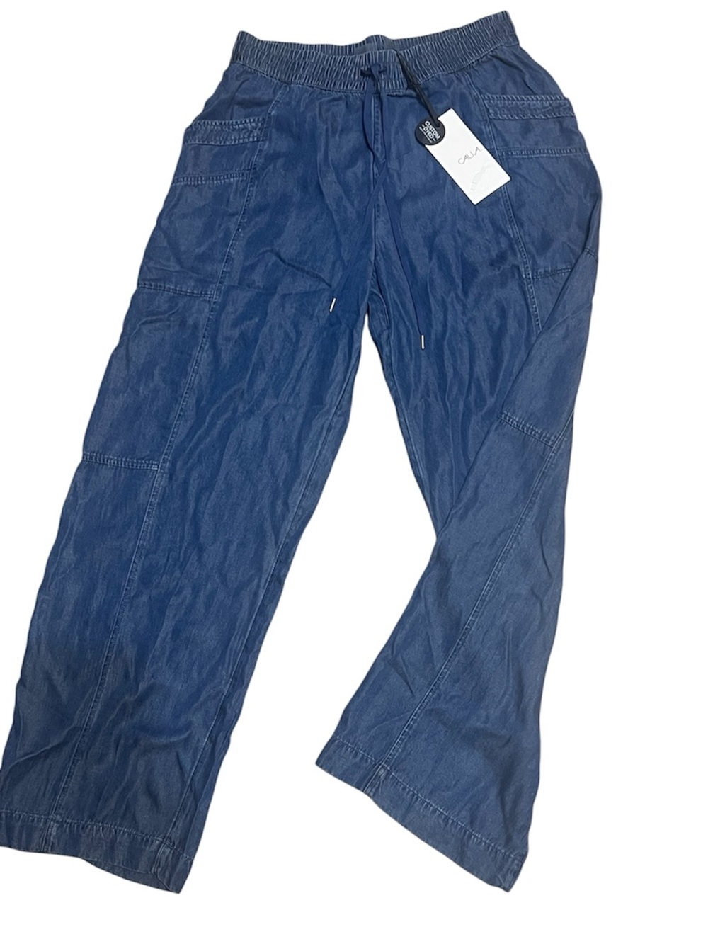 CALIA Women's Custom-Dyed Wide Leg Cargo Pants Medium NWT Size M